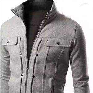Mens sweatshirt jacket